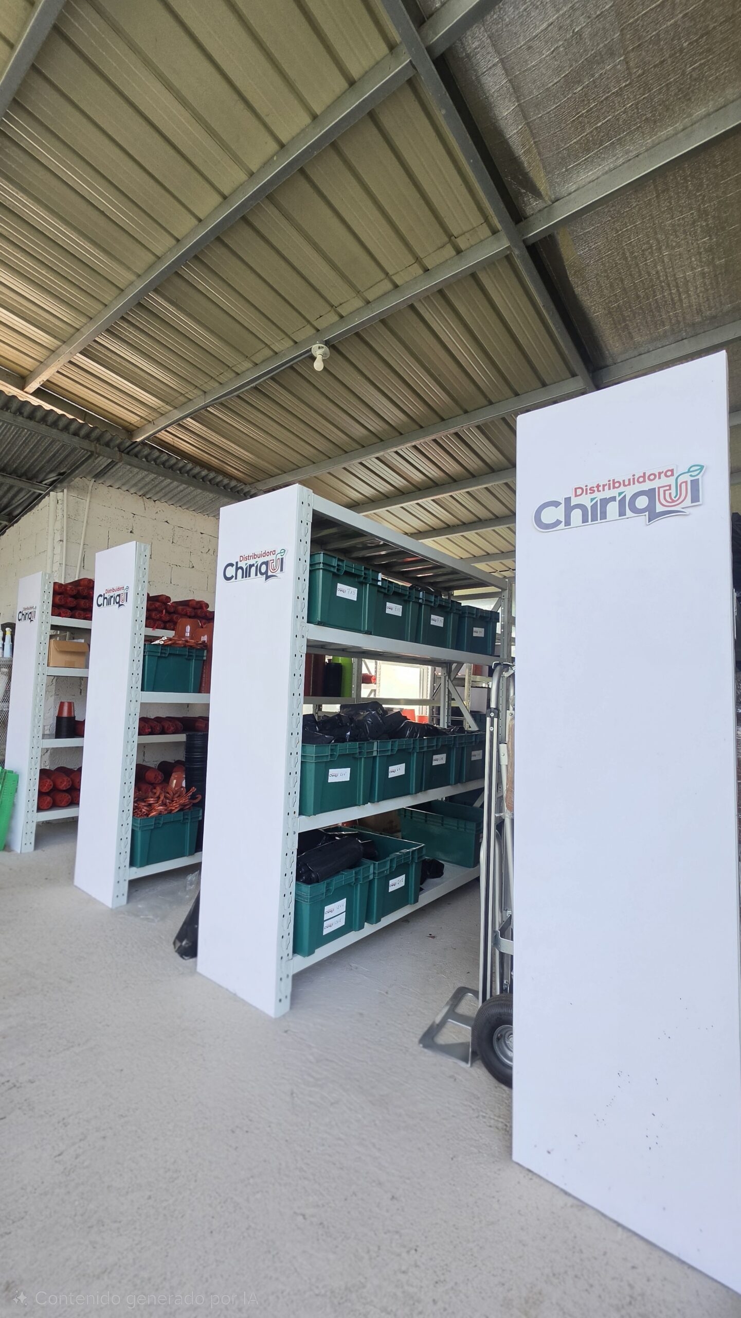 Exhibidor de potes para viveros en Panamá. el mayor stock en potes y bolsas al por mayor de panamá está en Distribuidora Chiriquí